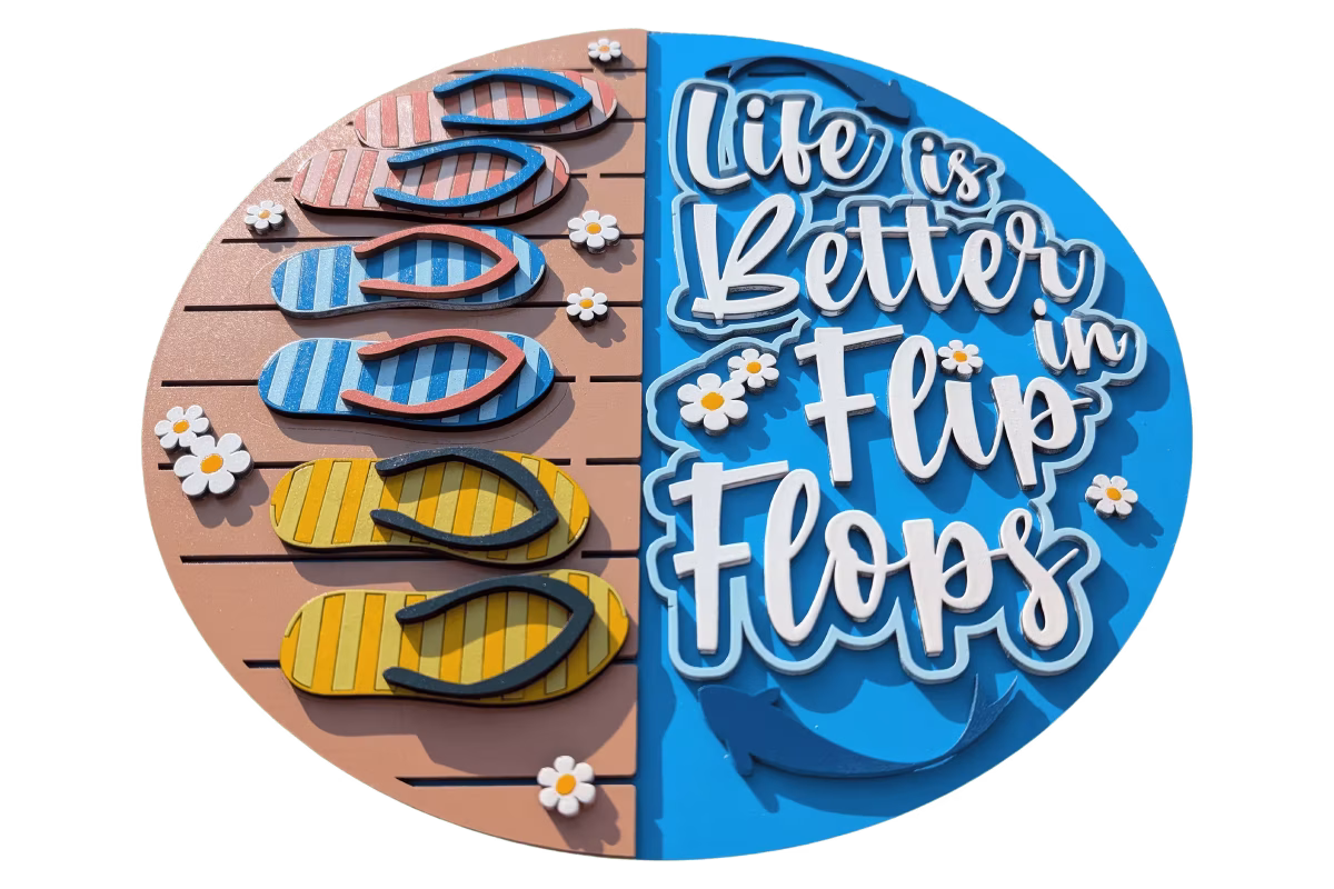 Life is Better in Flip Flops - Product Image - Now It's Personal