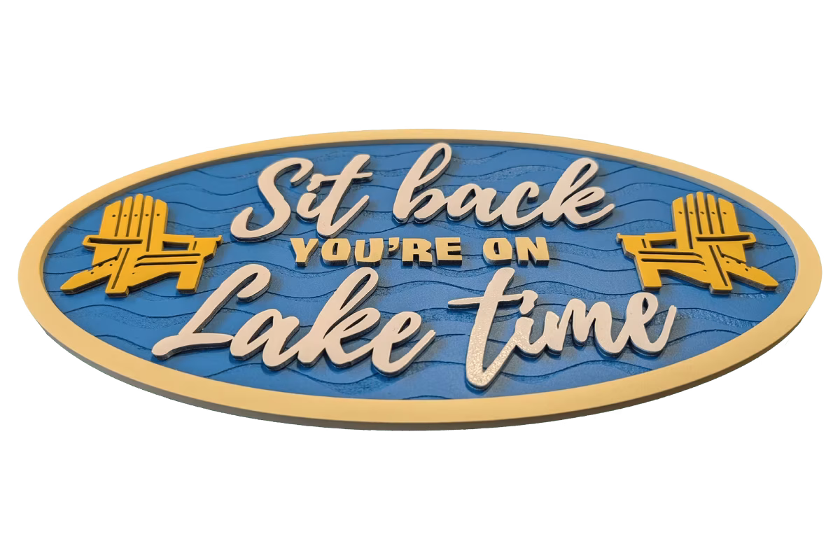 Sit Back You're On Lake Time - Product Image - Now It's Personal